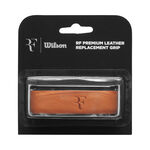 Grip Wilson Wilson RF Leather Replacement Grip Confezione Da 1-Marrone