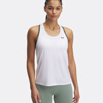 Abbigliamento Under Armour Under Armour Tech Knockout Canottiera Donna-Bianco