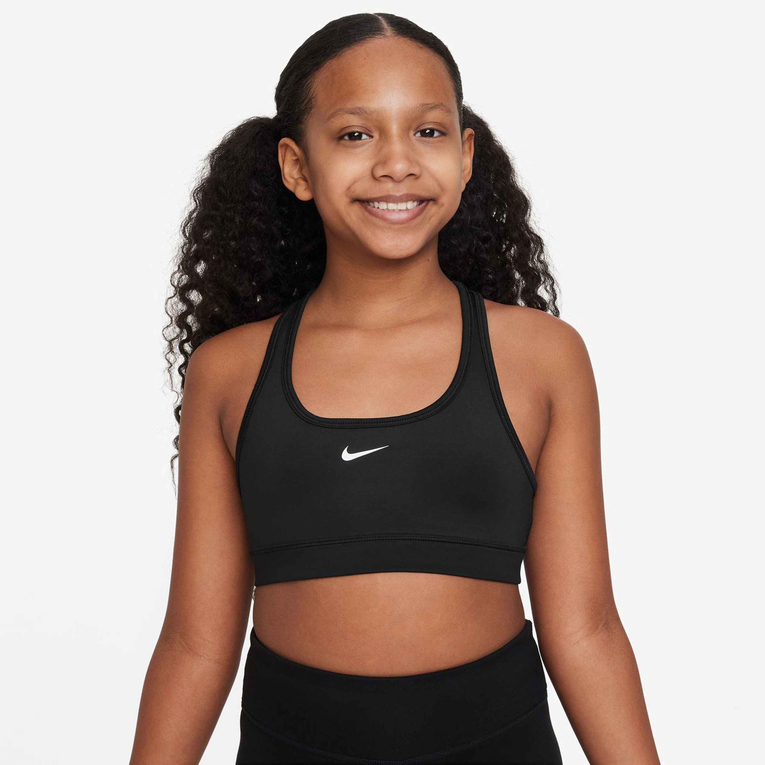 Buy Nike Dri Fit Swoosh Reggiseni Sportivi Ragazze Nero online Tennis Point IT