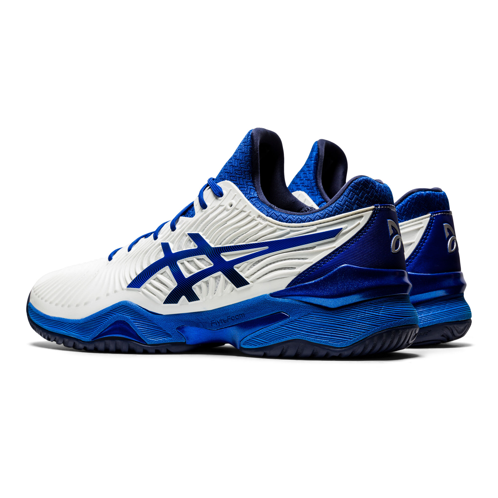 Asics Court FF Novak Scarpa Per Tutte Le Superfici Uomini Bianco Blu