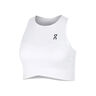 Court Crop Canottiera Donna-Bianco