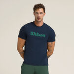 Abbigliamento Wilson Wilson Easy Street Maglietta Uomini-Blu Scuro