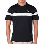 Abbigliamento da tennis Sergio Tacchini Sergio Tacchini Leone PL Maglietta Uomini - nero, bianco