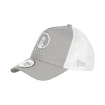Abbigliamento Quiet Please Quiet Please New Era Trucker Cappellino-Grigio,Bianco