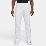 Abbigliamento Nike Nike Court Dri-Fit Heritage Fleece Pantalone da allenamento Uomini-bianco