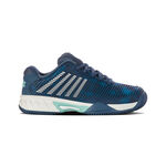 Scarpe da tennis K-Swiss K-Swiss Hypercourt Express 2 Scarpa Per Terra Rossa Bambini-Color Petrolio,Bianco