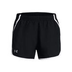 Abbigliamento Under Armour Under Armour Fly By Pantaloncini Da Corsa Donna-Nero,Bianco