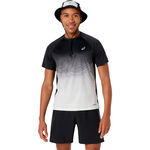Abbigliamento ASICS ASICS Road Fade Camicia da corsa Uomini-nero, beige