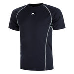 Abbigliamento JLindeberg JLindeberg Alfonso Printed Maglietta Uomini-Blu Scuro