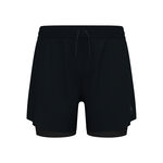 Abbigliamento Odlo Odlo Zeroweight 5in 2in1 Pantaloncini Da Corsa Uomini-Nero