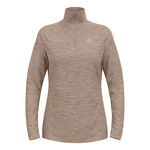 Abbigliamento Odlo Odlo Essential Thermal Mid Layer 1/2 Zip Manica Lunga Donna-Grigio