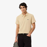 Abbigliamento Lacoste Lacoste Ribbed Collar Polo Polo Uomini - beige, bianco