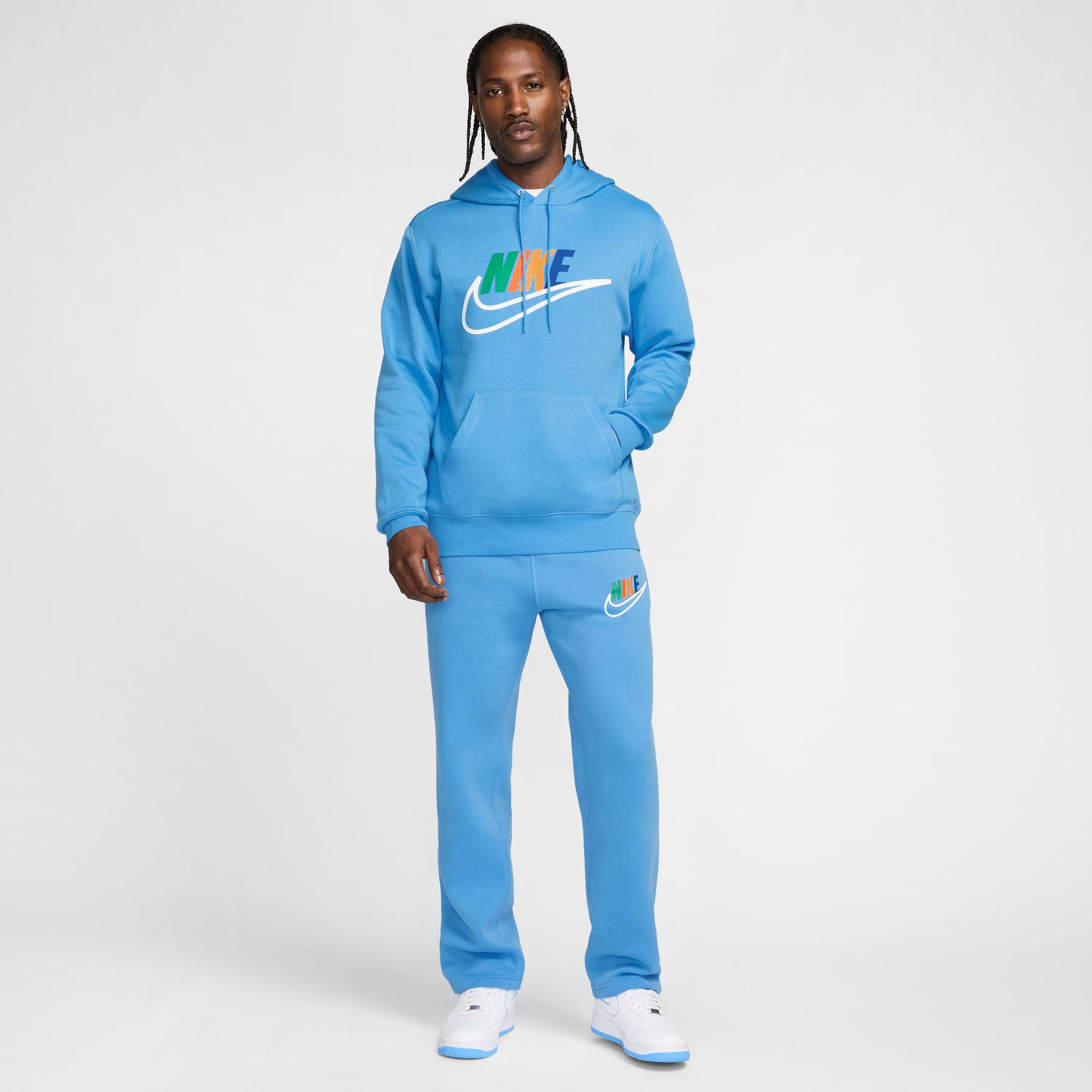 Buy Nike Club Futura Block Felpa Con Cappuccio Uomini Blu online Tennis Point IT