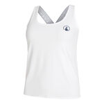 Abbigliamento Quiet Please Quiet Please Serve & Volley 2.0 Canottiera Donna-Bianco