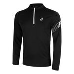 Abbigliamento ASICS ASICS Icon 1/2 Zip Camicia da corsa Uomini - nero, 