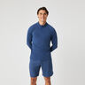 Borg Midlayer Half Zip Felpa Uomini-Blu Scuro