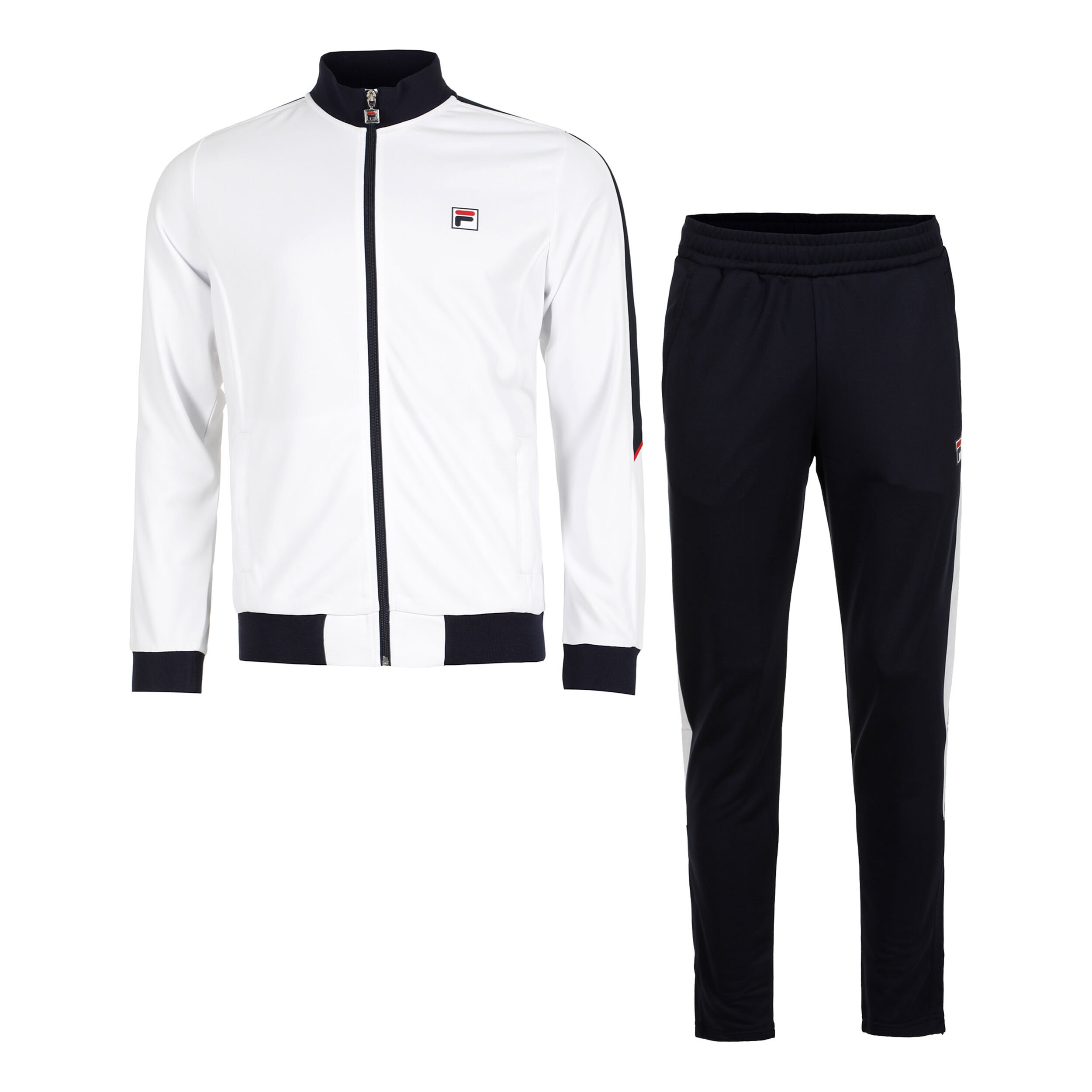 Buy Fila Manuel Tuta Da Allenamento Uomini Bianco Blu Scuro