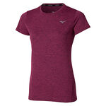 Abbigliamento Mizuno Mizuno Core Impulse Camicia da corsa Donna-viola