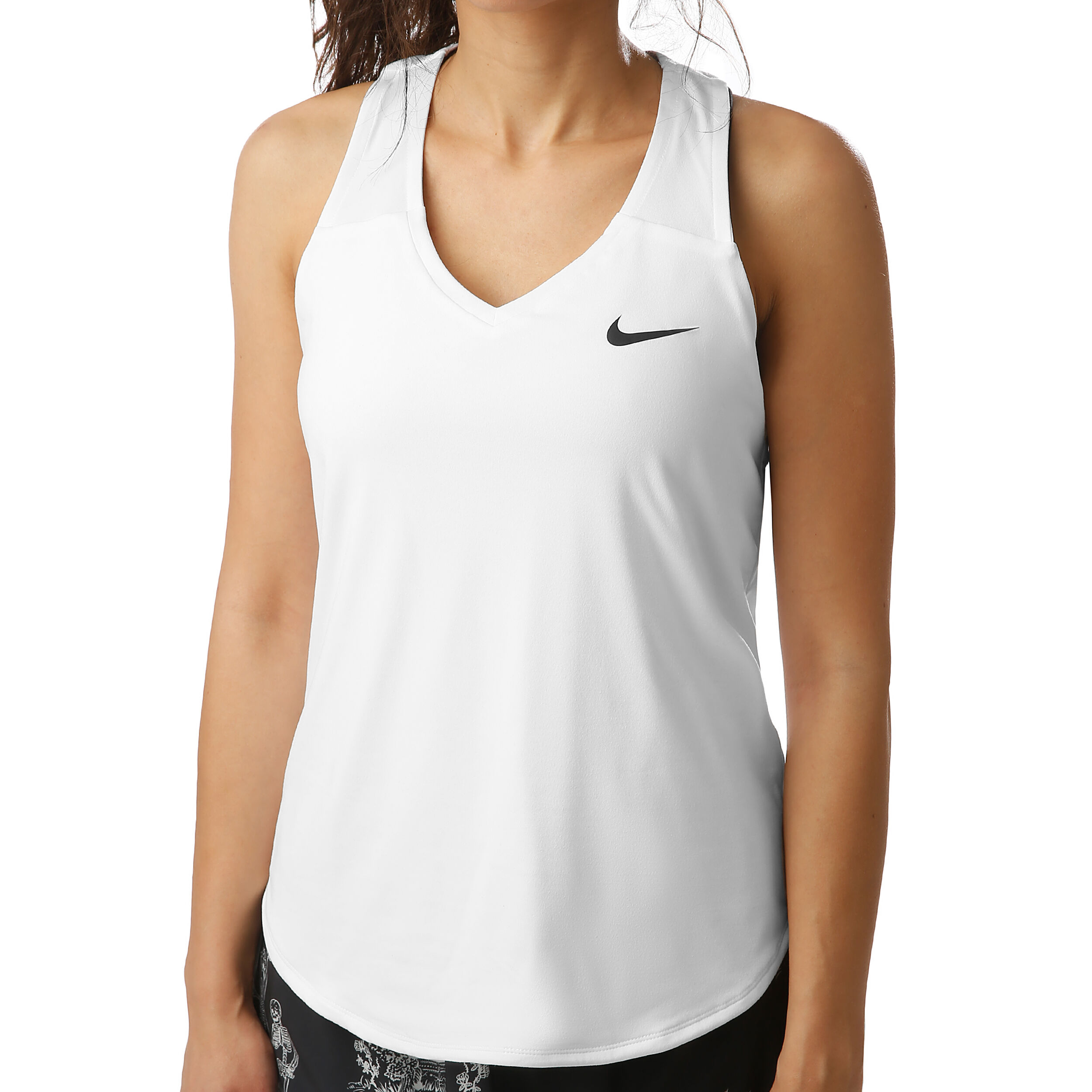 Nike Court Pure Canottiera Donna - Bianco, Nero compra online | Tennis-Point