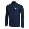 Big Serve 1/4 Zip Manica lunga Uomini-blu scuro