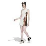 Abbigliamento adidas adidas Y-3 Wow Abito Donna-Crema,Multicolore