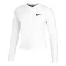 Court Dri-Fit Advantage Manica Lunga Donna-Bianco