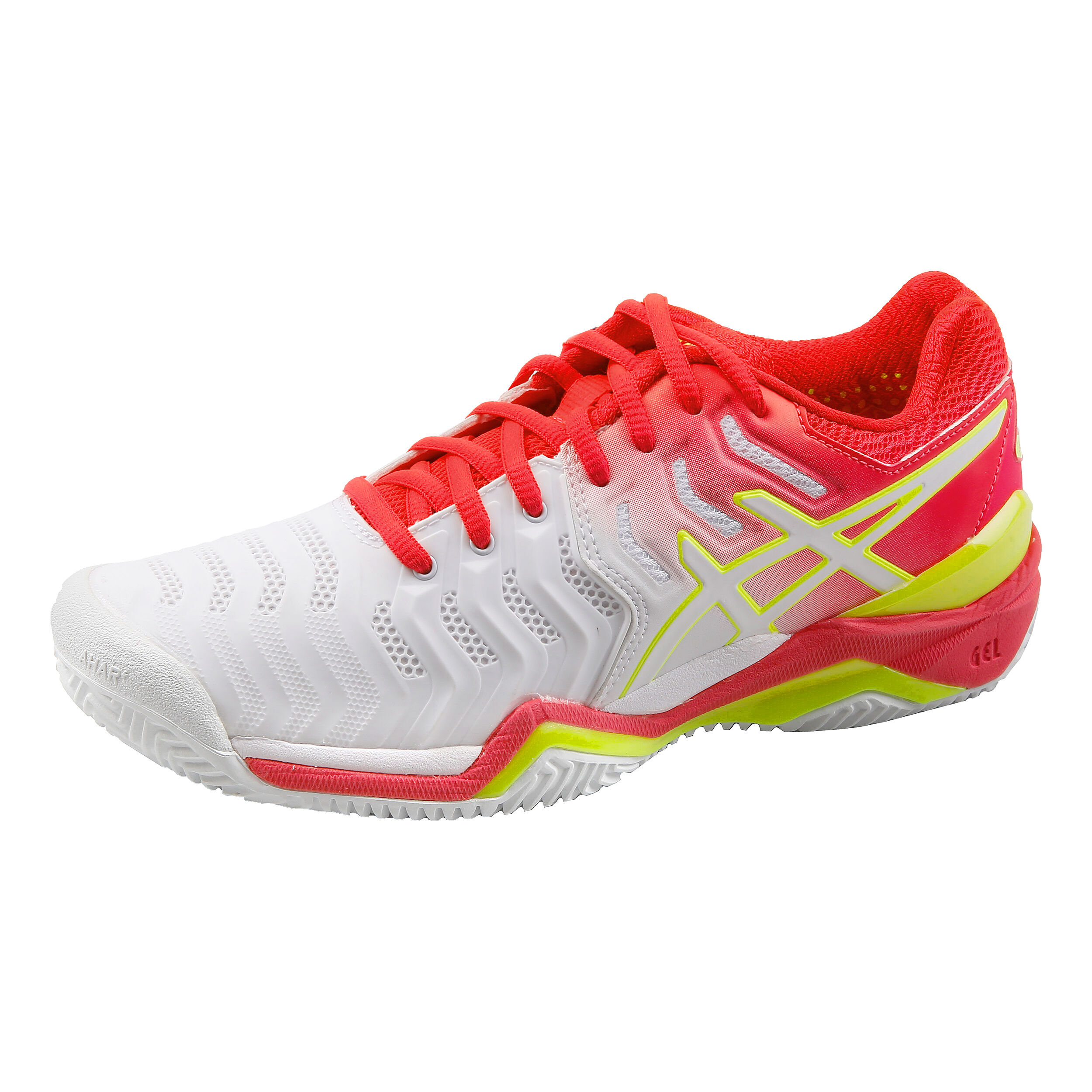 Buy ASICS Gel Resolution 7 Clay Scarpa Per Terra Rossa Donna Bianco Rosa online Tennis Point IT