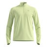 Essential Thermal Midlayer 1/2 Zip Camicia da corsa Uomini - lime, 