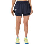 Abbigliamento ASICS ASICS Match Pantaloncini Donna-Blu Scuro