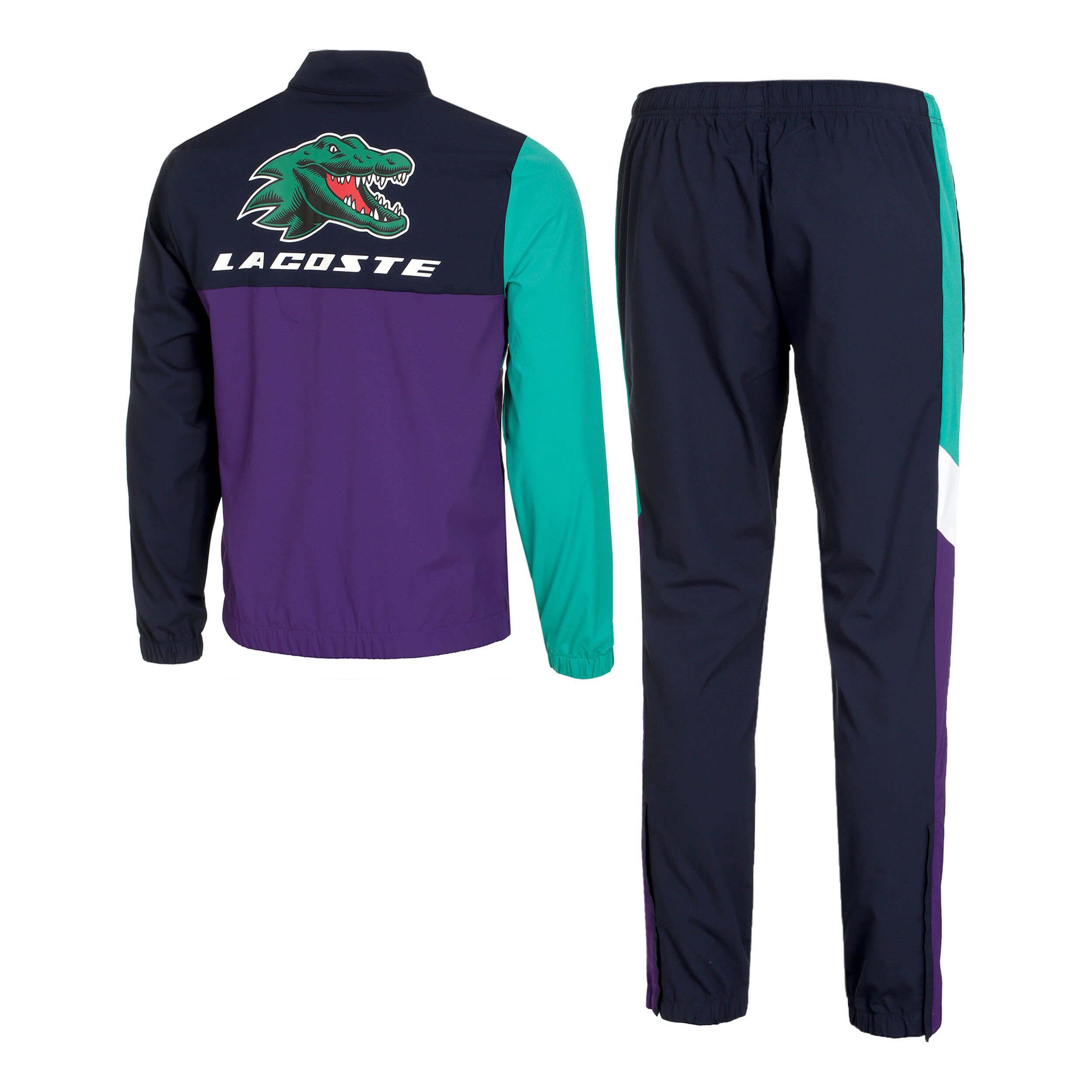 Buy Lacoste Tuta Da Allenamento Uomini Blu Multicolore online Tennis Point IT