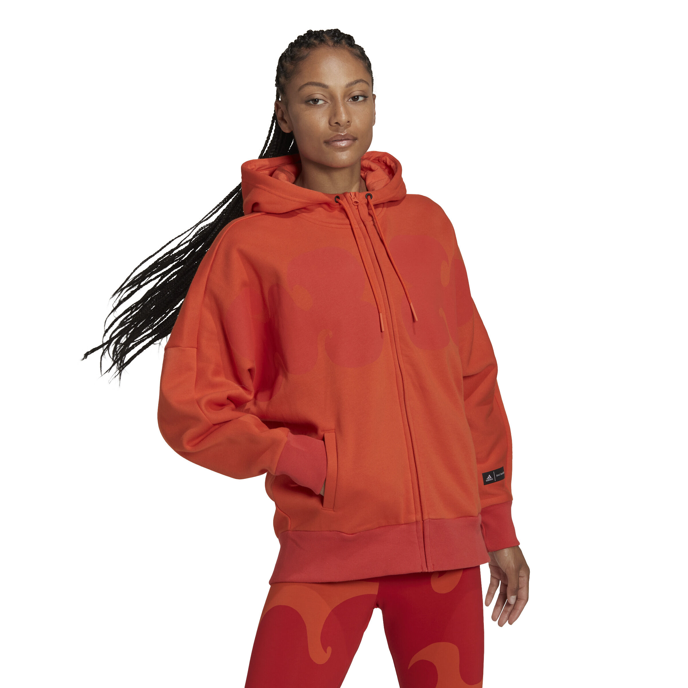 Felpa adidas donna arancione store