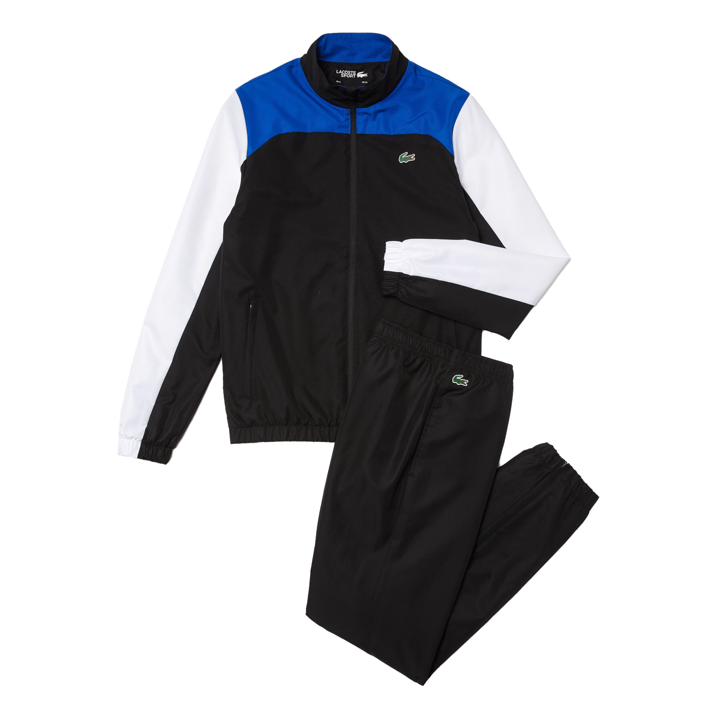 Lacoste Tuta Da Allenamento Uomini Nero, Blu | Tennis-Point