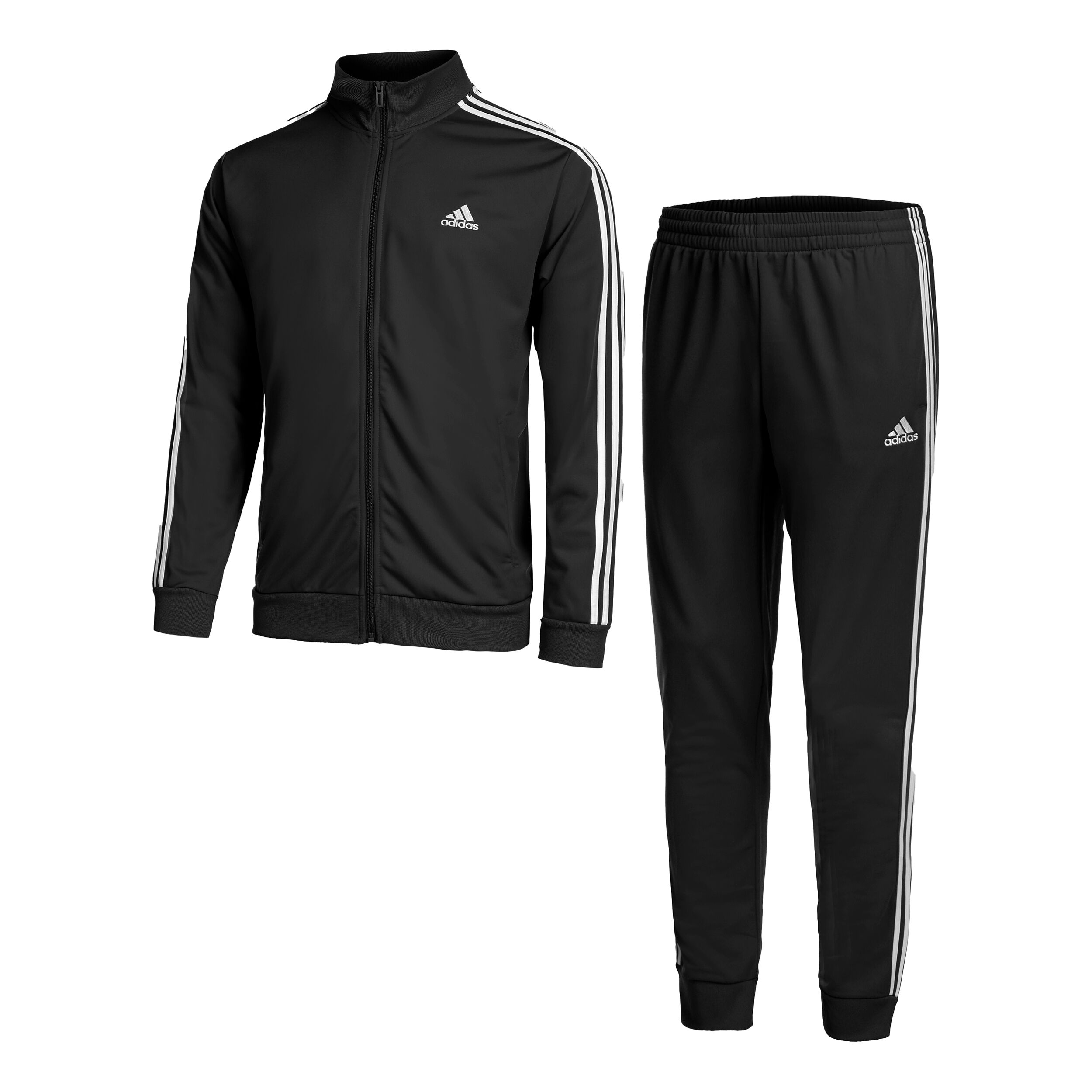 Buy adidas Sportswear Basic 3 Stripes Tricot Tuta Da Allenamento Uomini Nero Bianco online Tennis Point IT