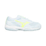 Scarpe da tennis Mizuno Mizuno Break Shot 5 Scarpa per terra rossa Bambini - bianco, blu chiaro