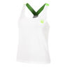 Wild Serve & Volley 2.0 Canottiera Donna-Bianco,Verde Neon
