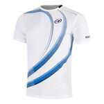 Abbigliamento Bullpadel Bullpadel Beque Maglietta Uomini-Bianco,Blu Chiaro