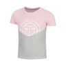 Mandisa Lifestyle Maglietta Ragazze - rosa, grigio chiaro