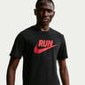 Run Swoosh Camicia da corsa Uomini - nero, rosso