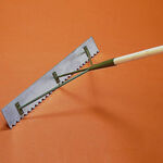 Strumenti per campi da tennis Tegra Tegra Barra Dentata Con Boccola In Metallo (senza Manico)-Argento