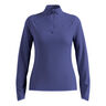Zeroweight Warm Mid Layer 1/2 Zip Camicia Da Corsa Donna-Blu