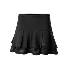 Long Pleat Tier Skirt