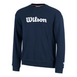 Abbigliamento Da Tennis Wilson M Parkside Crew Classic Navy Script