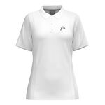 Abbigliamento HEAD HEAD Club 25 Tech Polo Donna-Bianco