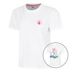 Abbigliamento Quiet Please Quiet Please Create Flower Maglietta Donna-Bianco,Multicolore