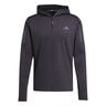 Own The Run Winter Half-Zip Camicia Da Corsa Uomini-Nero