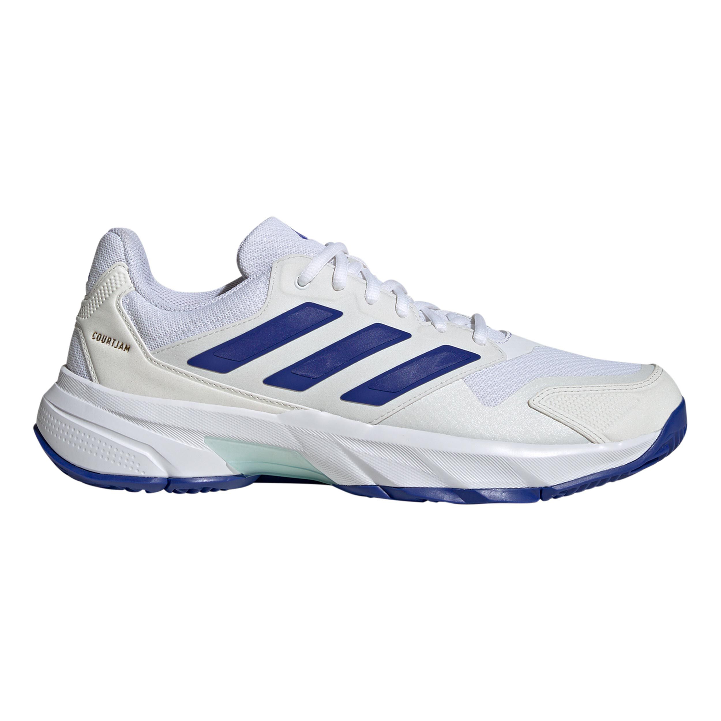 Buy adidas CourtJam Control 3 Scarpa Per Tutte Le Superfici Uomini Bianco Blu online Tennis Point IT