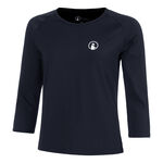 Abbigliamento Quiet Please Quiet Please Mixed Manica Lunga Donna-Blu Scuro