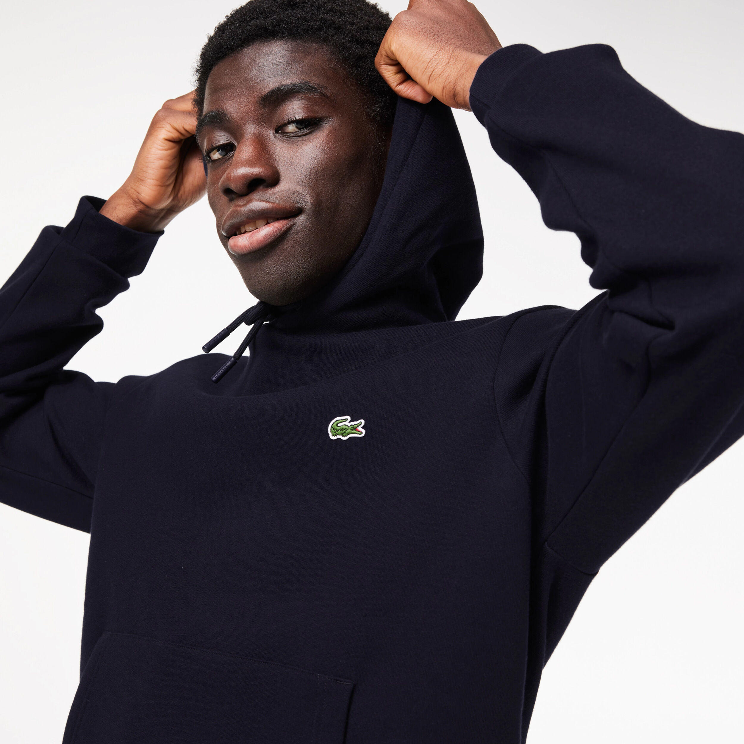 Felpa lacoste con cappuccio deals