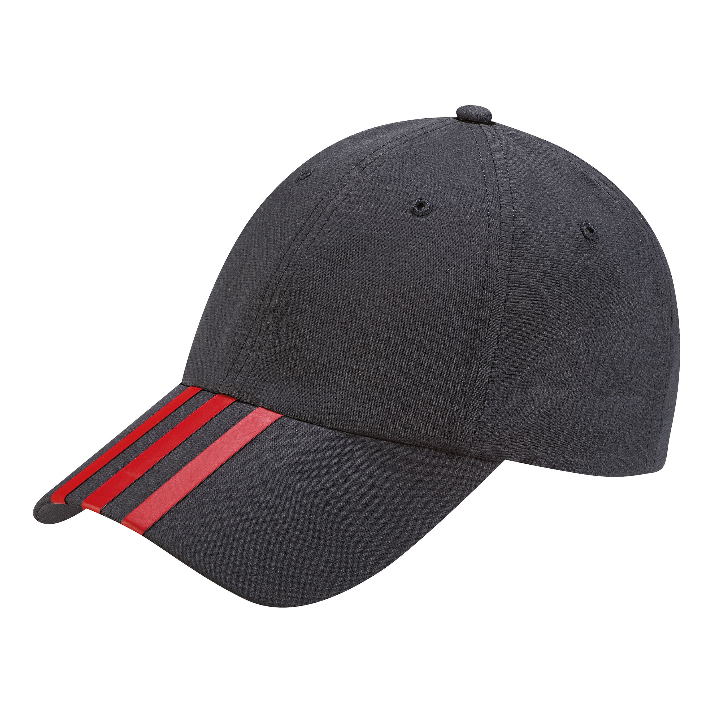 Buy adidas Climalite 3 Stripes Cappellino Grigio Scuro Rosso online Tennis Point IT