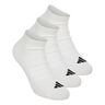 Essentials Low 3P Calzini da tennis Unisex-bianco, nero